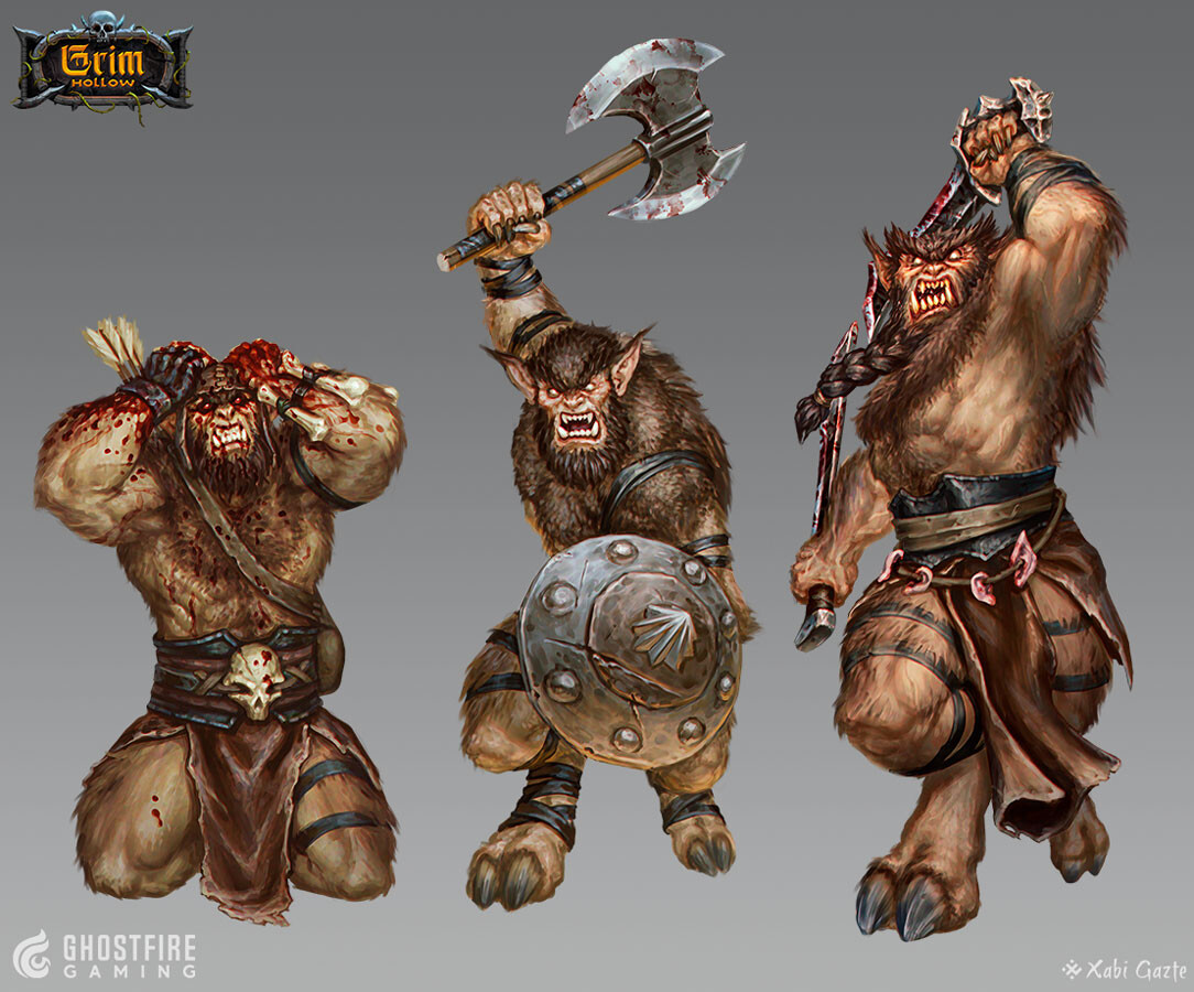  [Grim Hollow: Monster Grimoire] - Rage Infected Bugbears