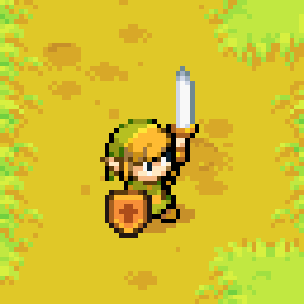 ArtStation - Link from Zelda Pixel Art