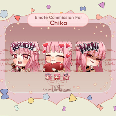 Ikah ueki chika emotes showcase