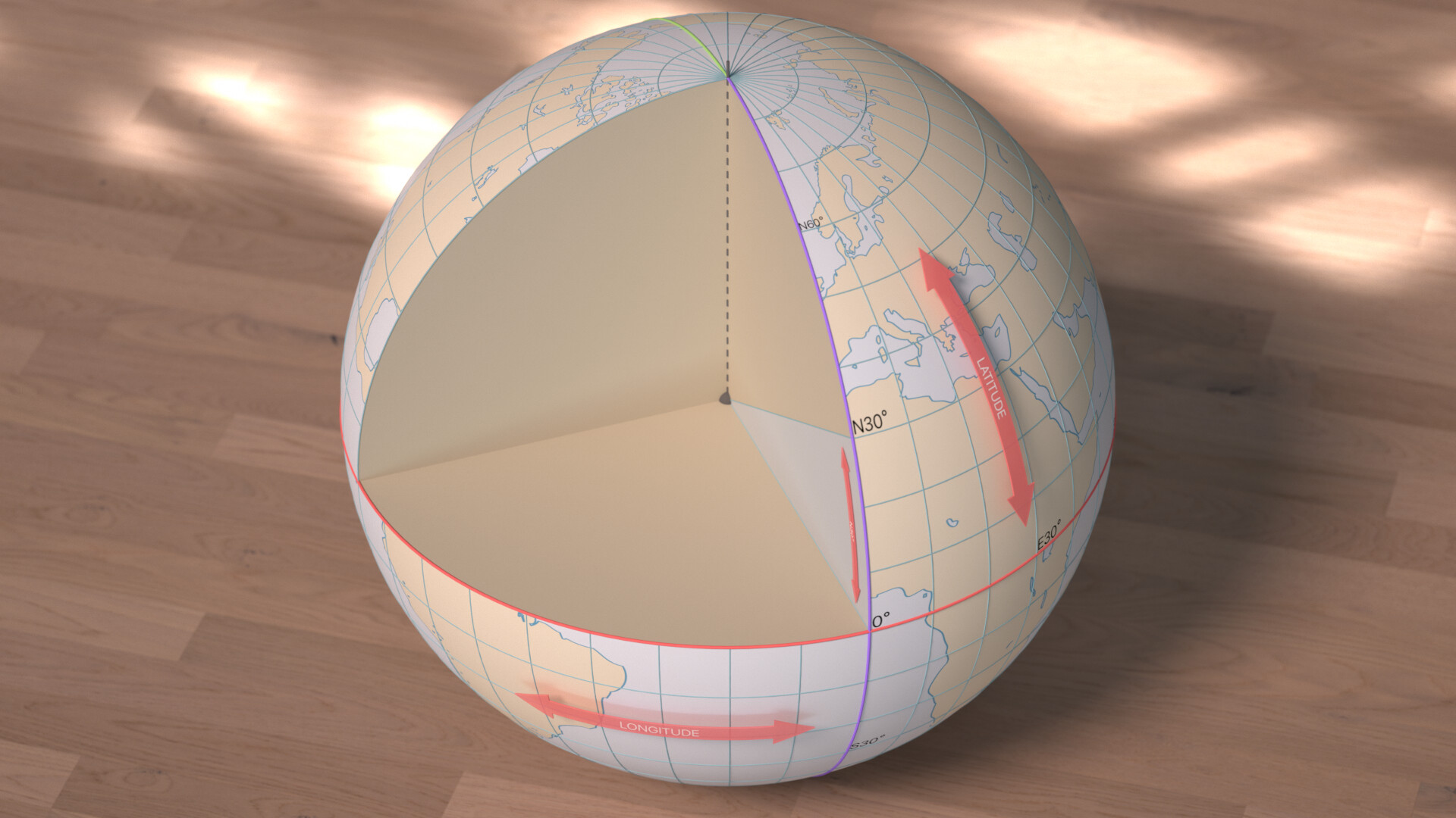 Famousandfaded latitude and longitude visualised