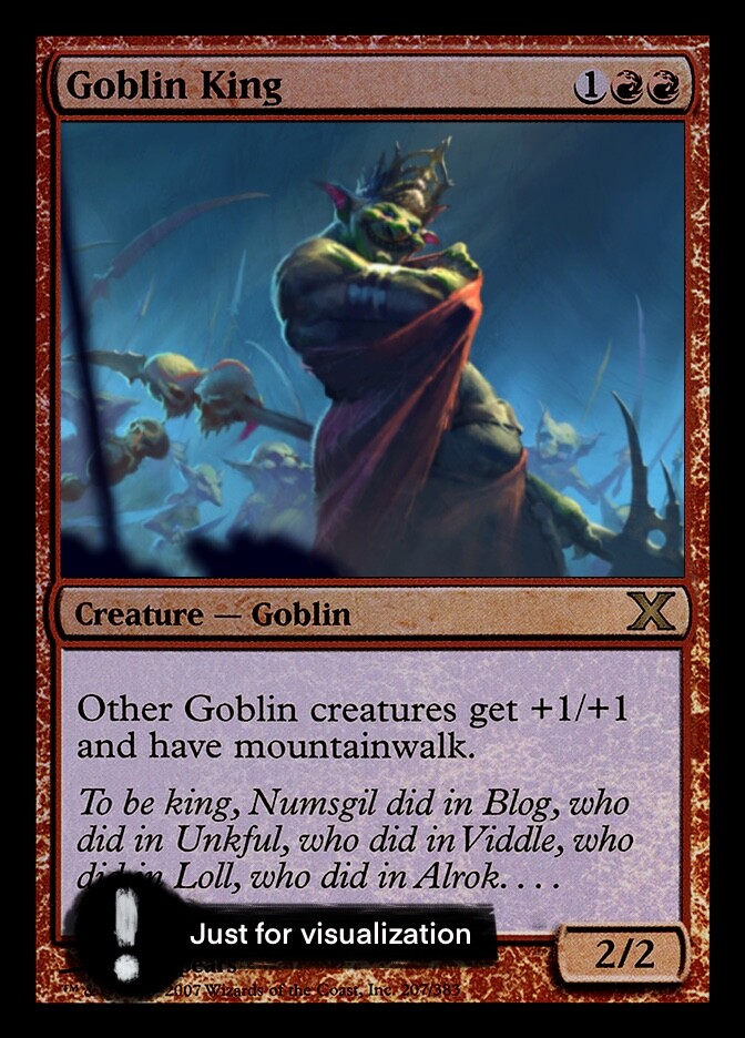 Jonas Schmutzler - Goblin King (MTG Fanart) Jonas Schmutzler - Goblin King (MTG Fanart)
