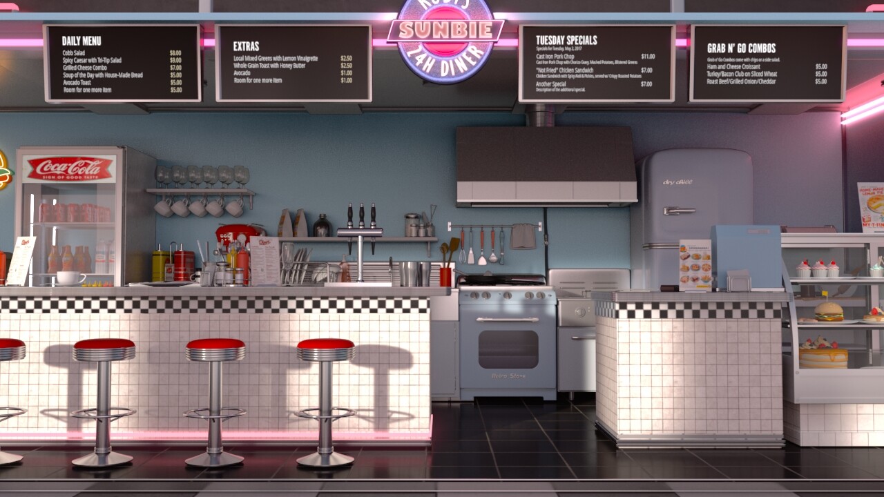 ArtStation - Ruby's DIner [Team SUNBIE]