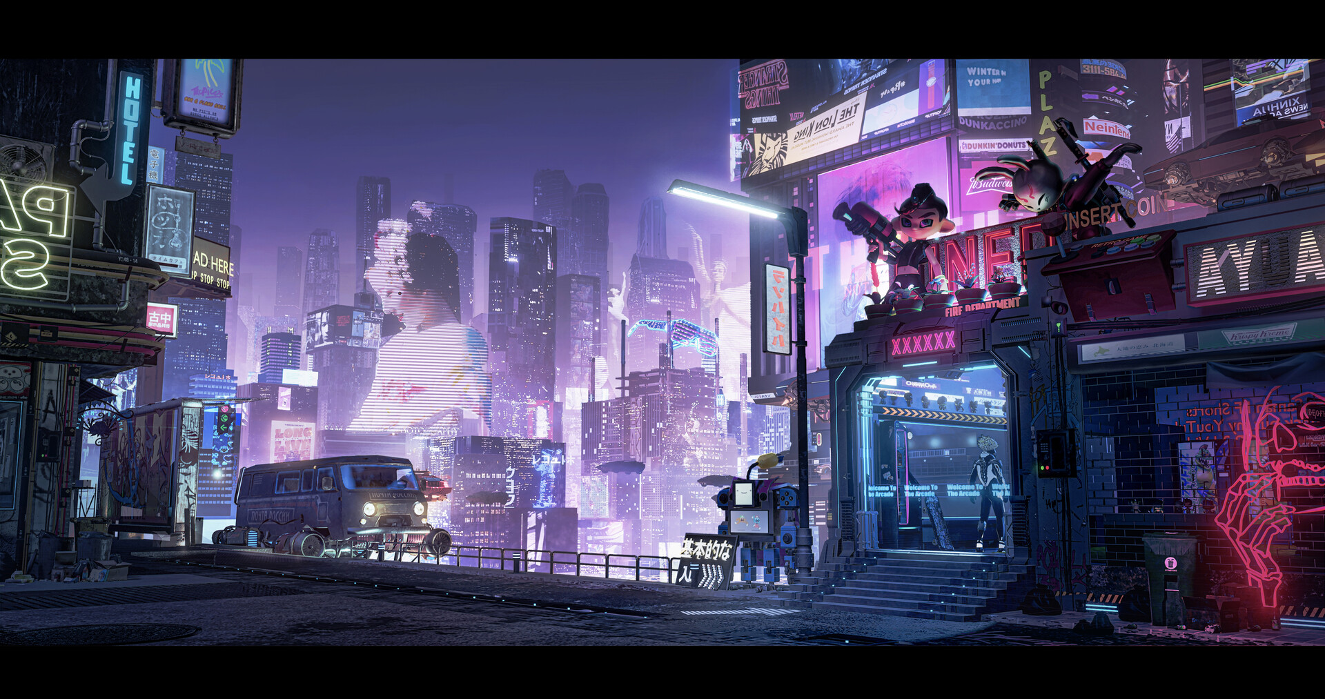 ArtStation - Cyberpunk City