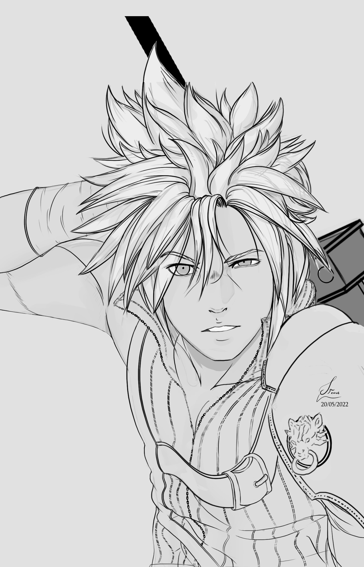 Artstation - Squareenix Cloud Strife