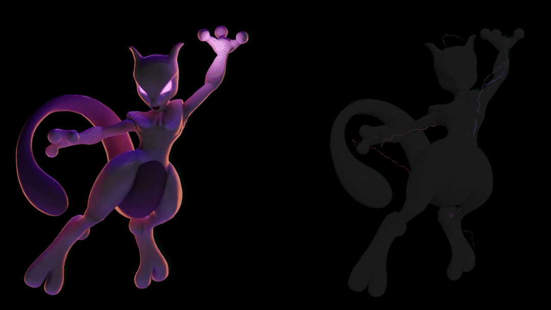 ArtStation - Mew X Mewtwo Pokemon
