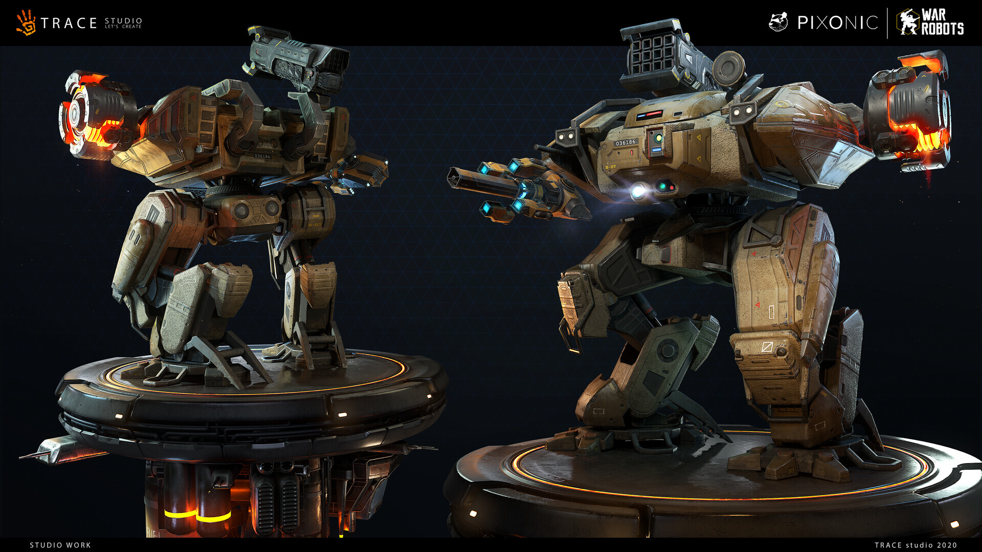 ArtStation - In-game asset for War Robots: Behemoth