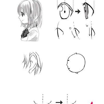 ArtStation - Pro tips for drawing anime eyes! Different types of