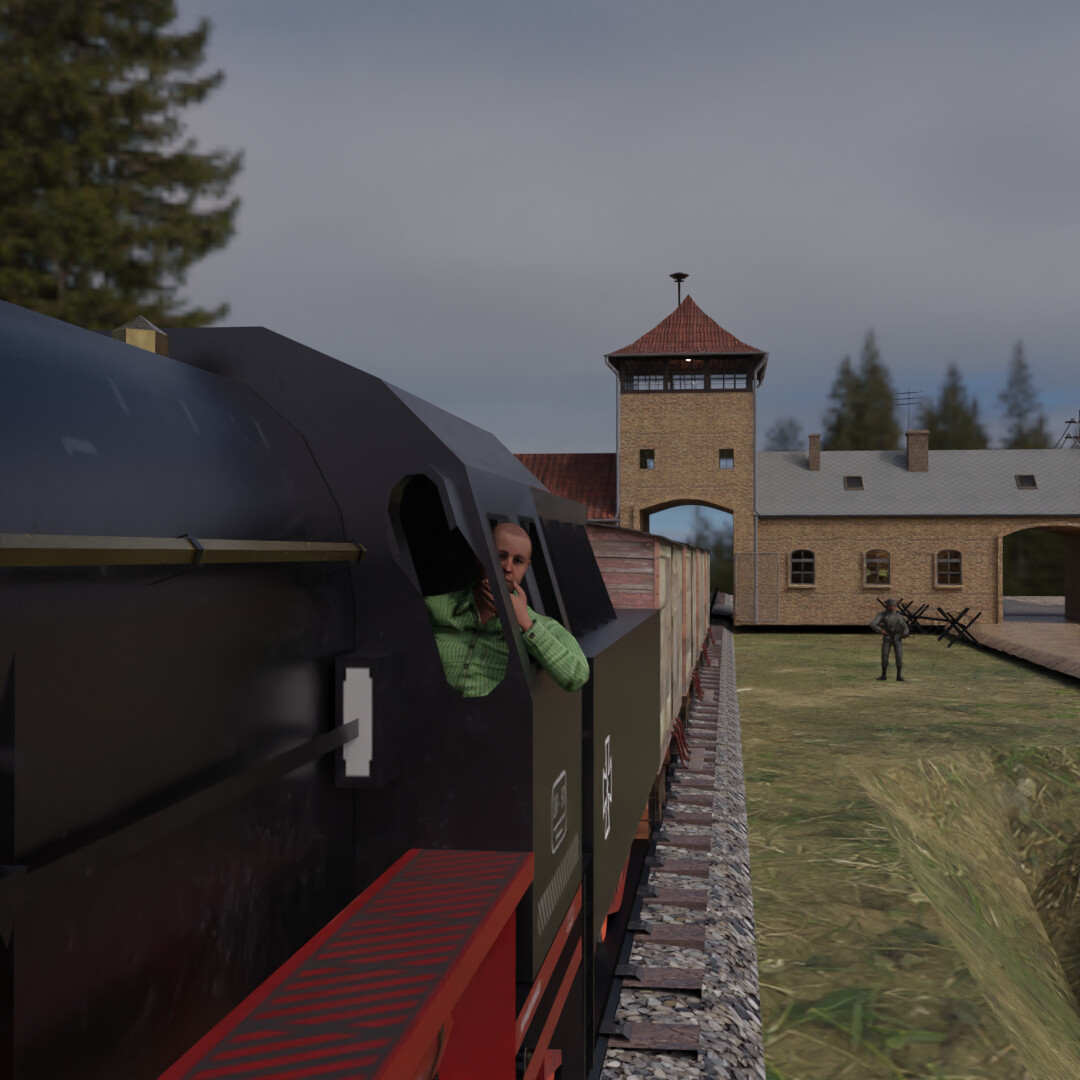 This train-driver's face is actually my IRL face.