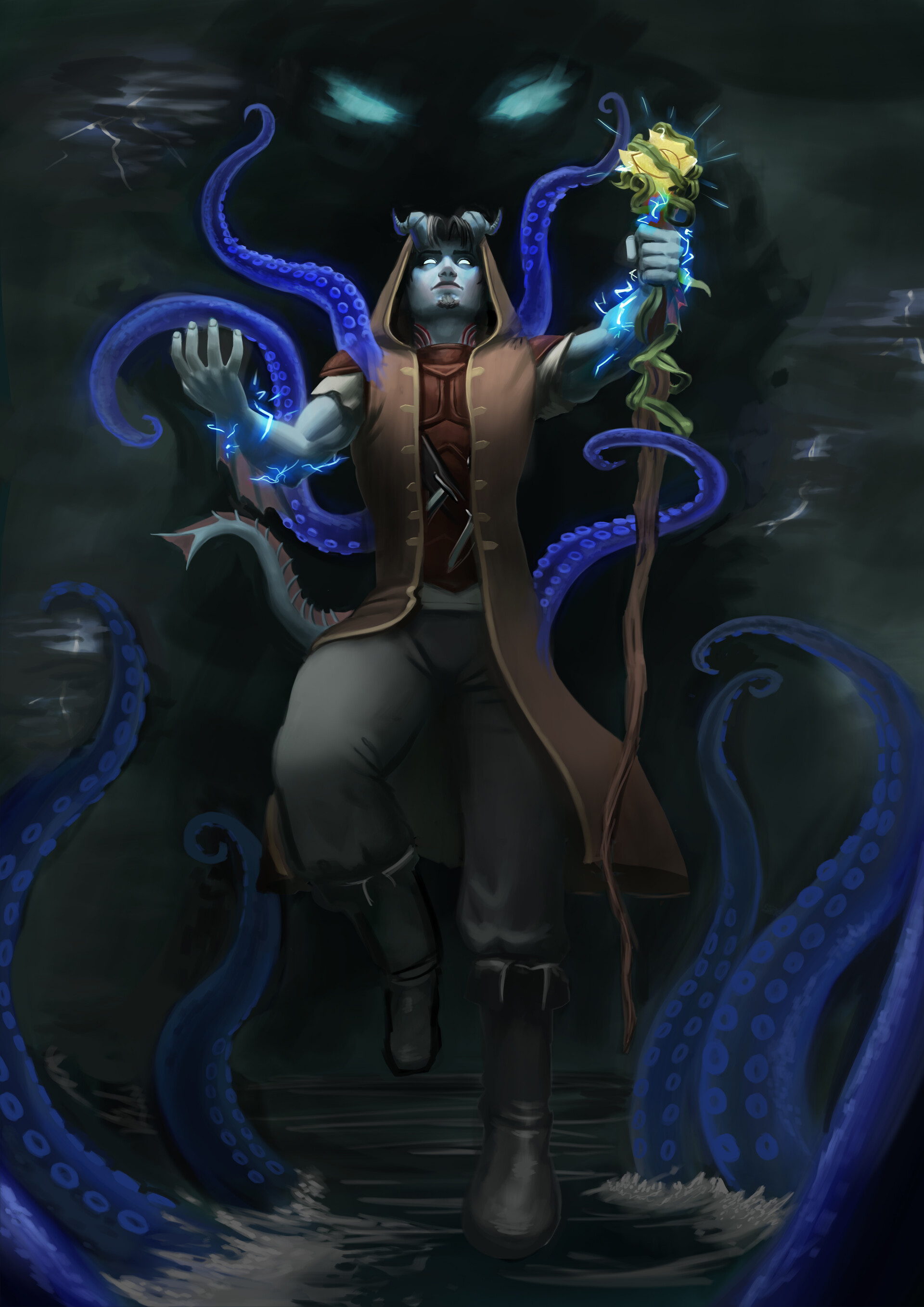 ArtStation Warlock of the Fathomless