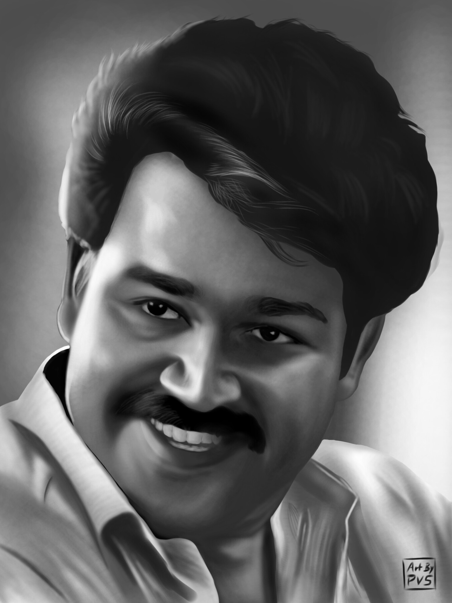 Mohanlal clearance pencil drawing