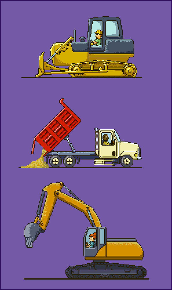 Children's Construction Book Illustrations (2015)