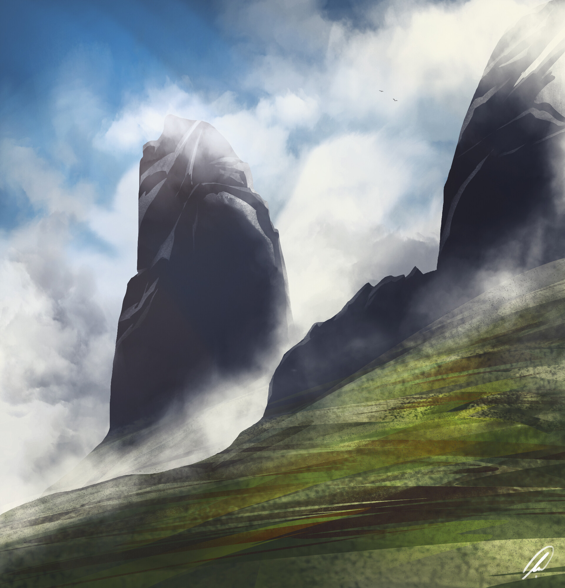 ArtStation - Mountains