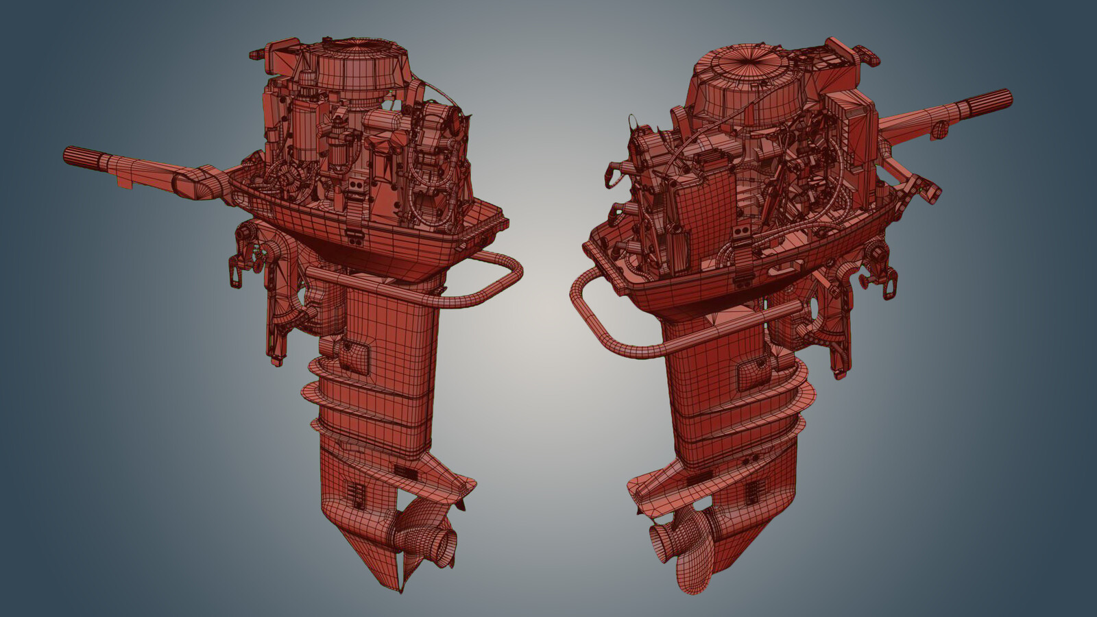 Screenshot shaded wireframe