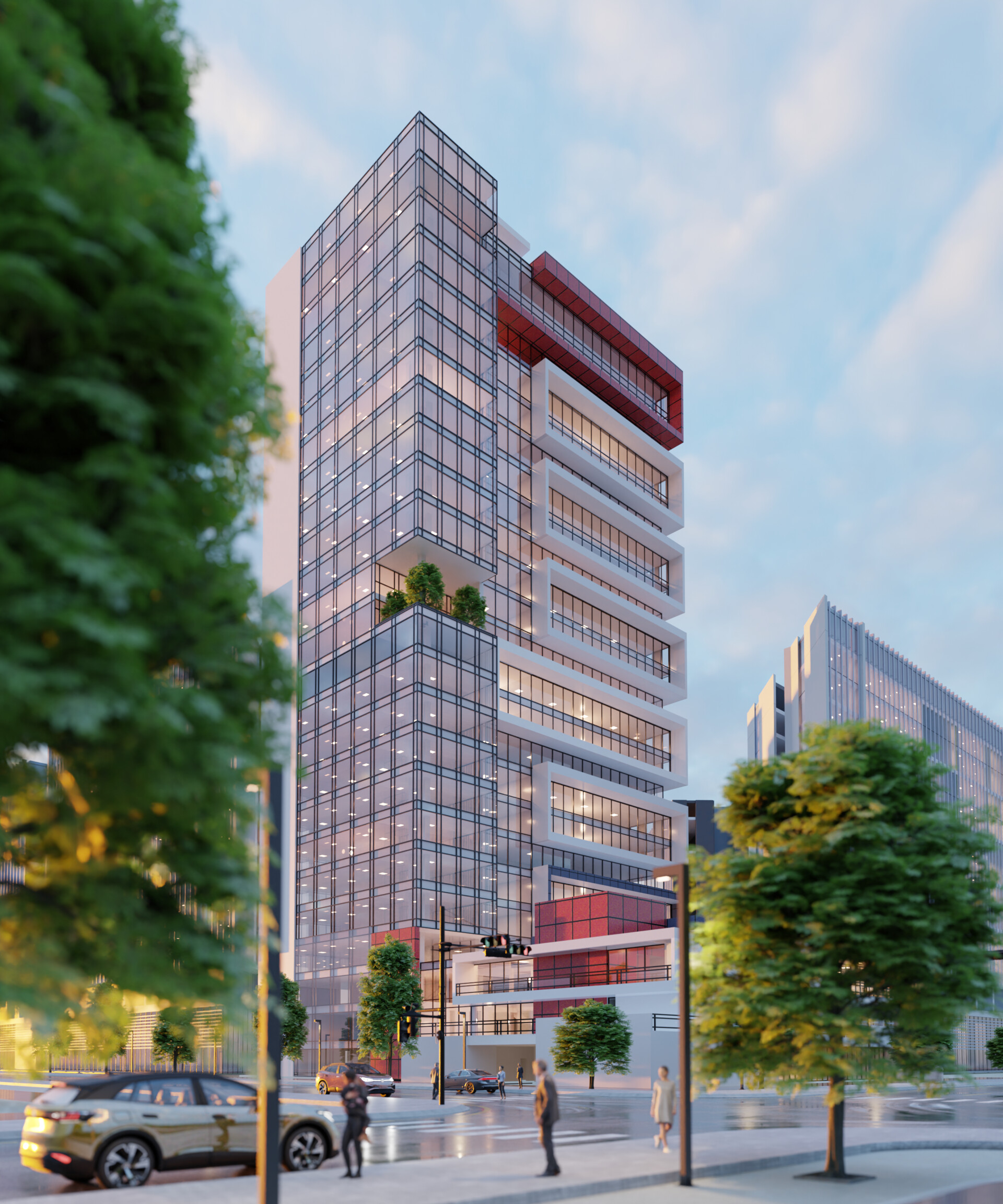 ArtStation - Commercial Building Concept Development.