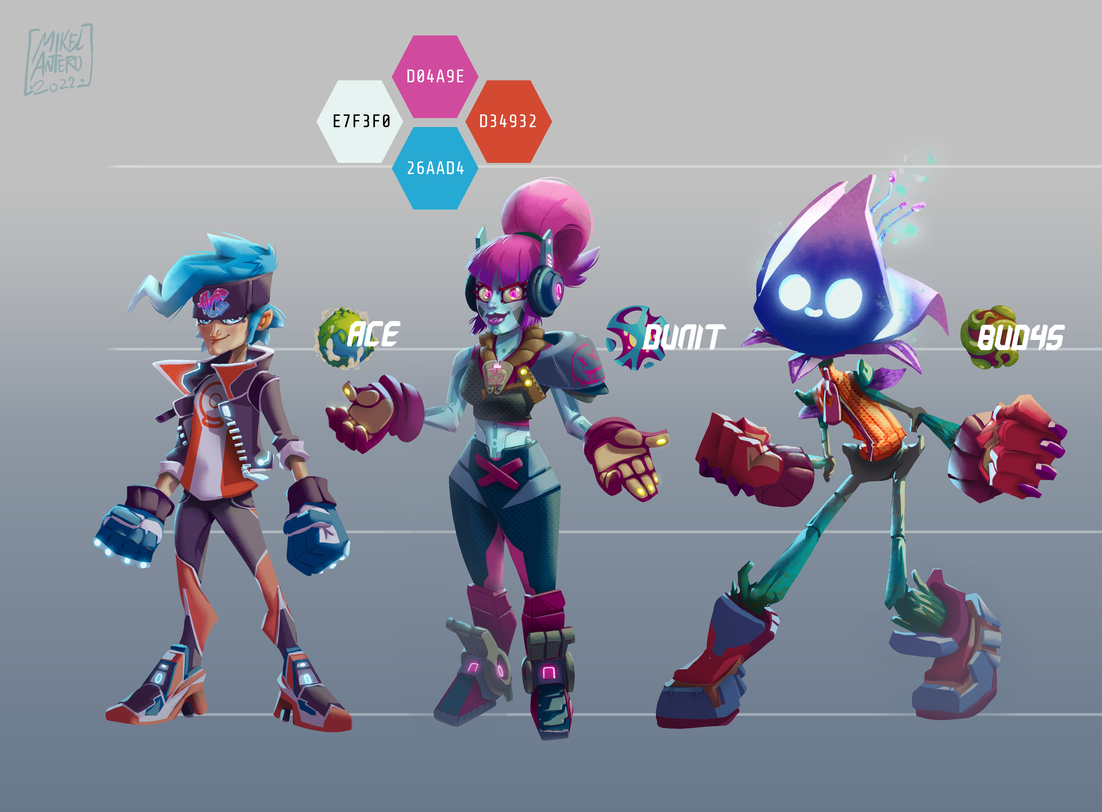 The good ones character design.