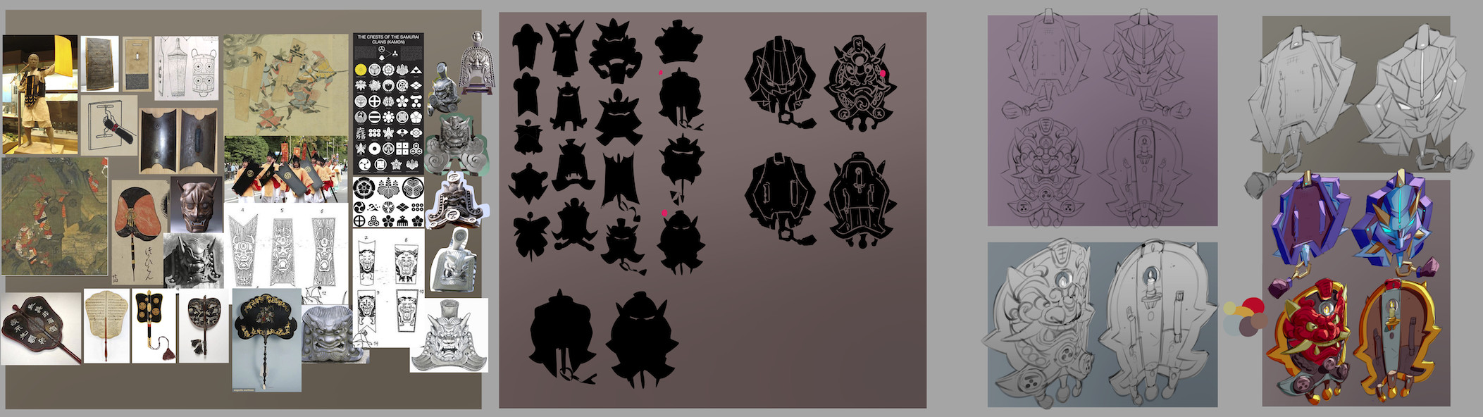 Shield prop design process. Historical and sci fi. 