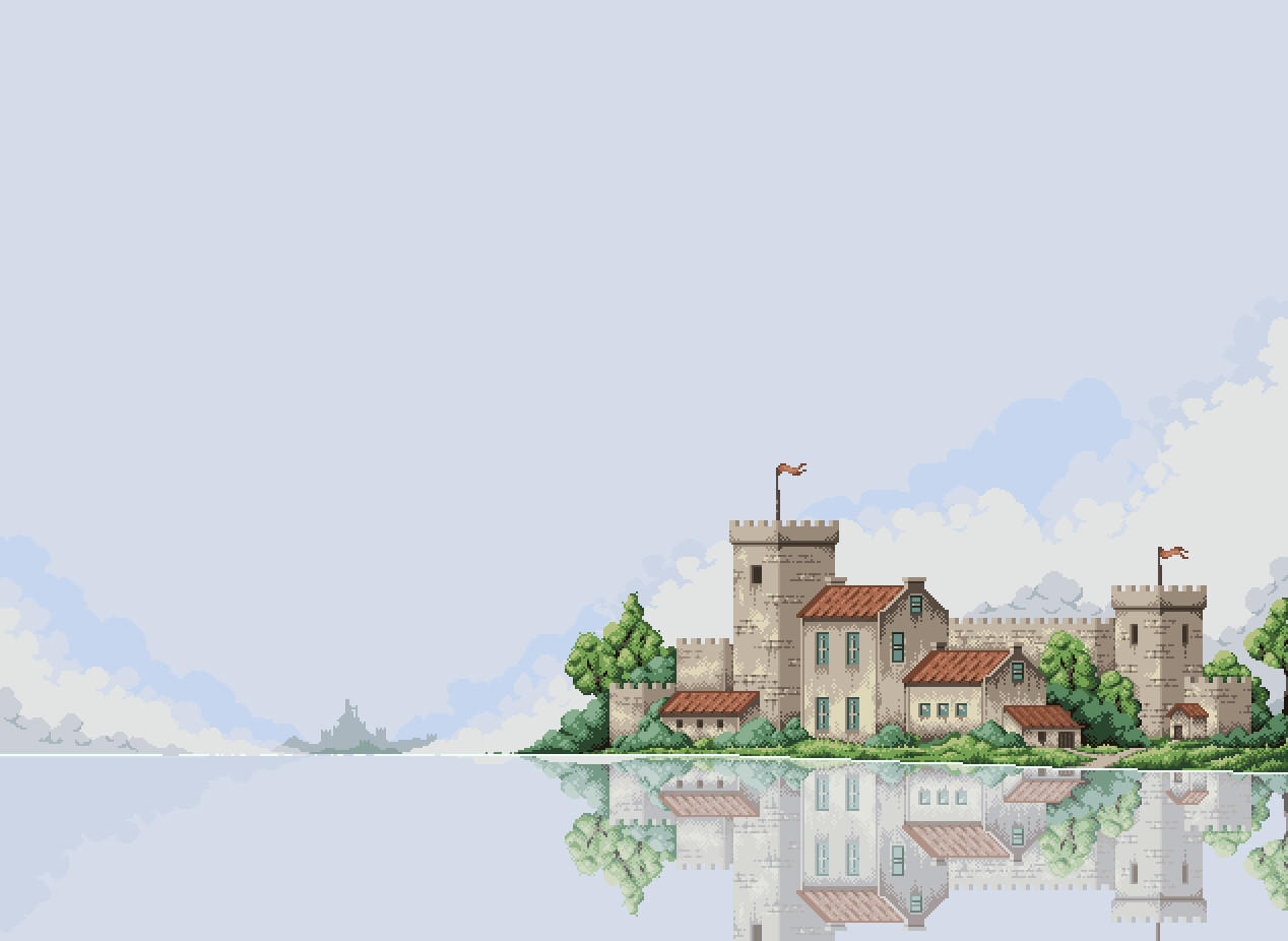 ArtStation Castle By The River