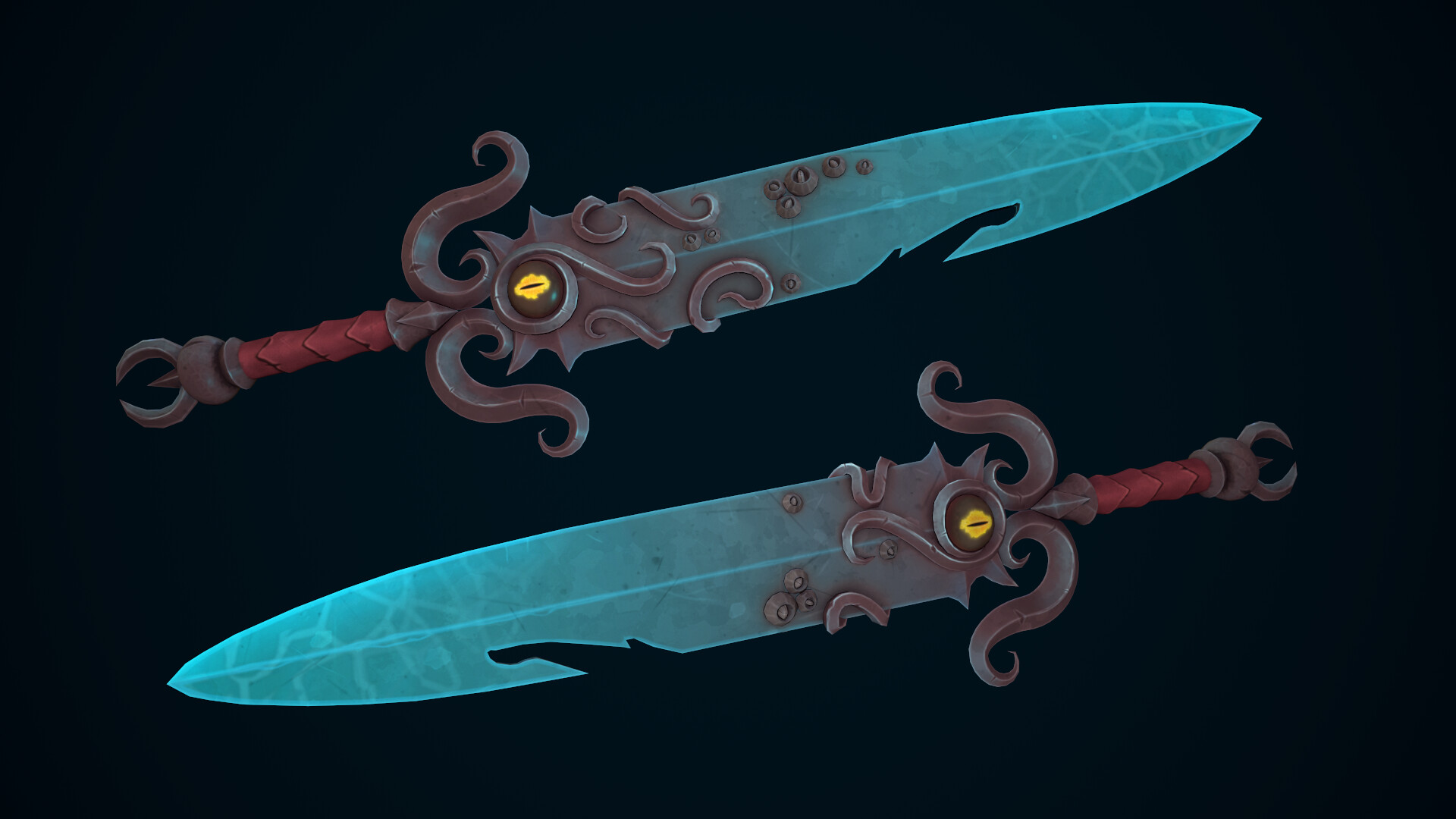 ArtStation Kraken's Wrath Stylized Sword