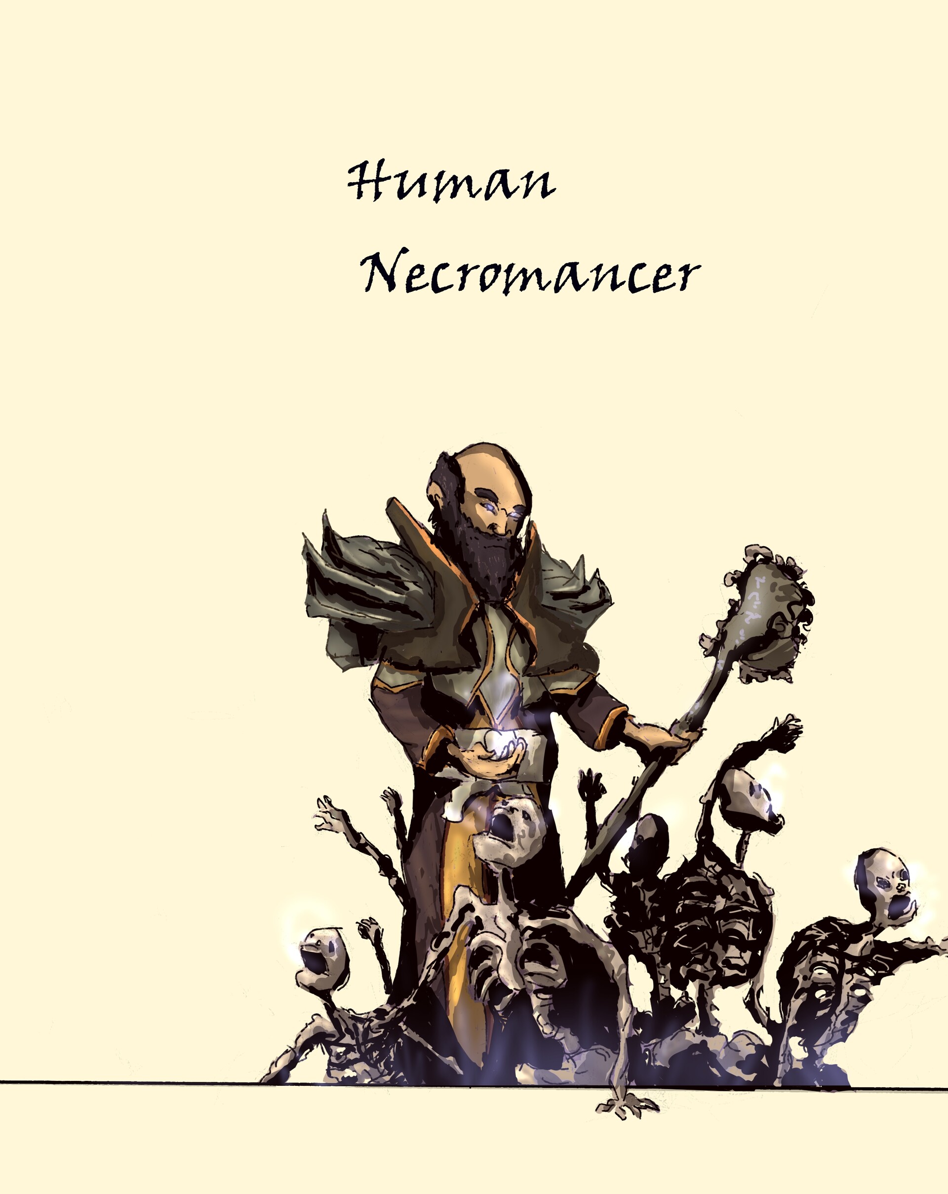 ArtStation Human Necromancer
