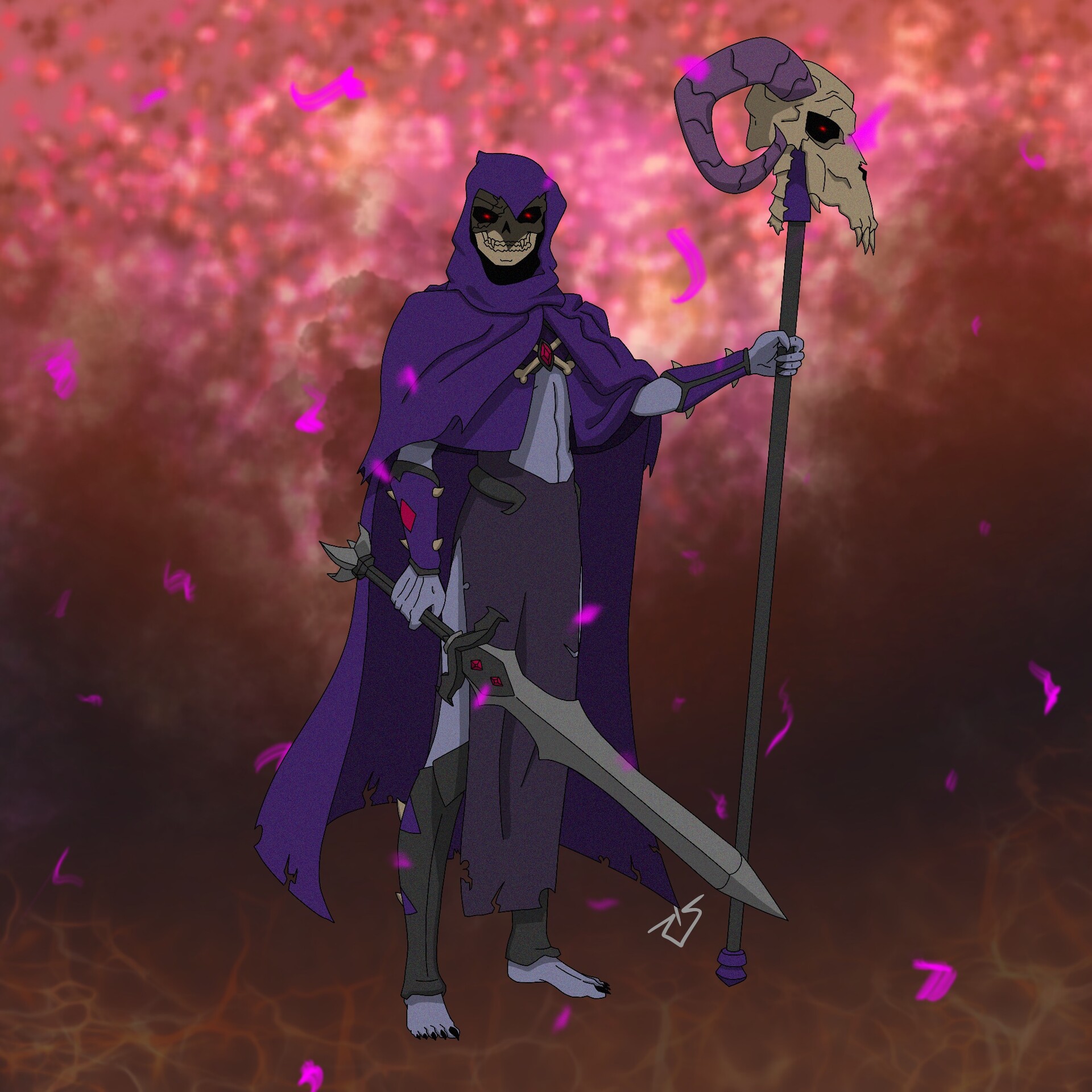 ArtStation - Netflix She-Ra Skeletor Redesign