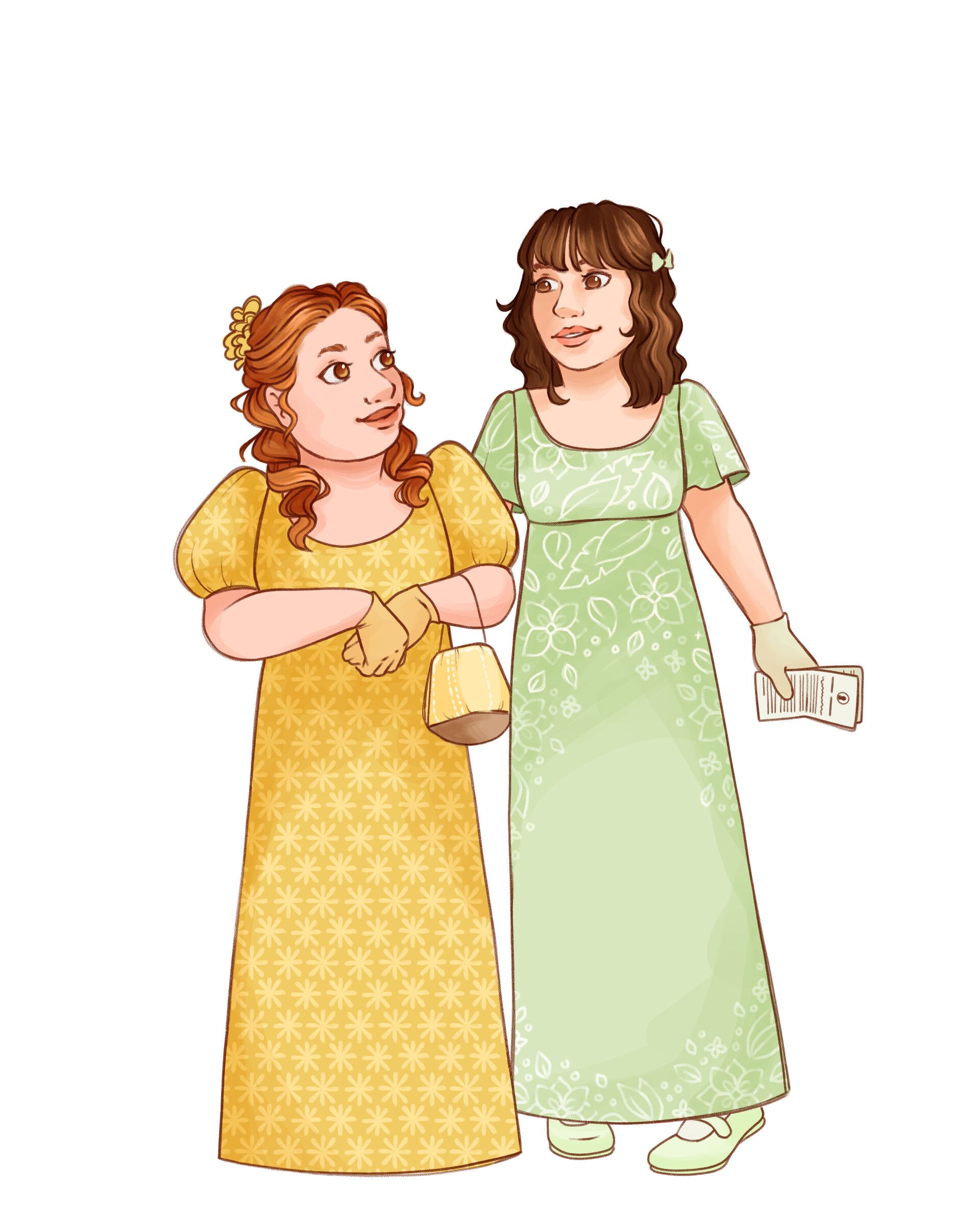 ArtStation - Penelope and Eloise - Bridgerton ArtStation - Penelope and Eloise - Bridgerton