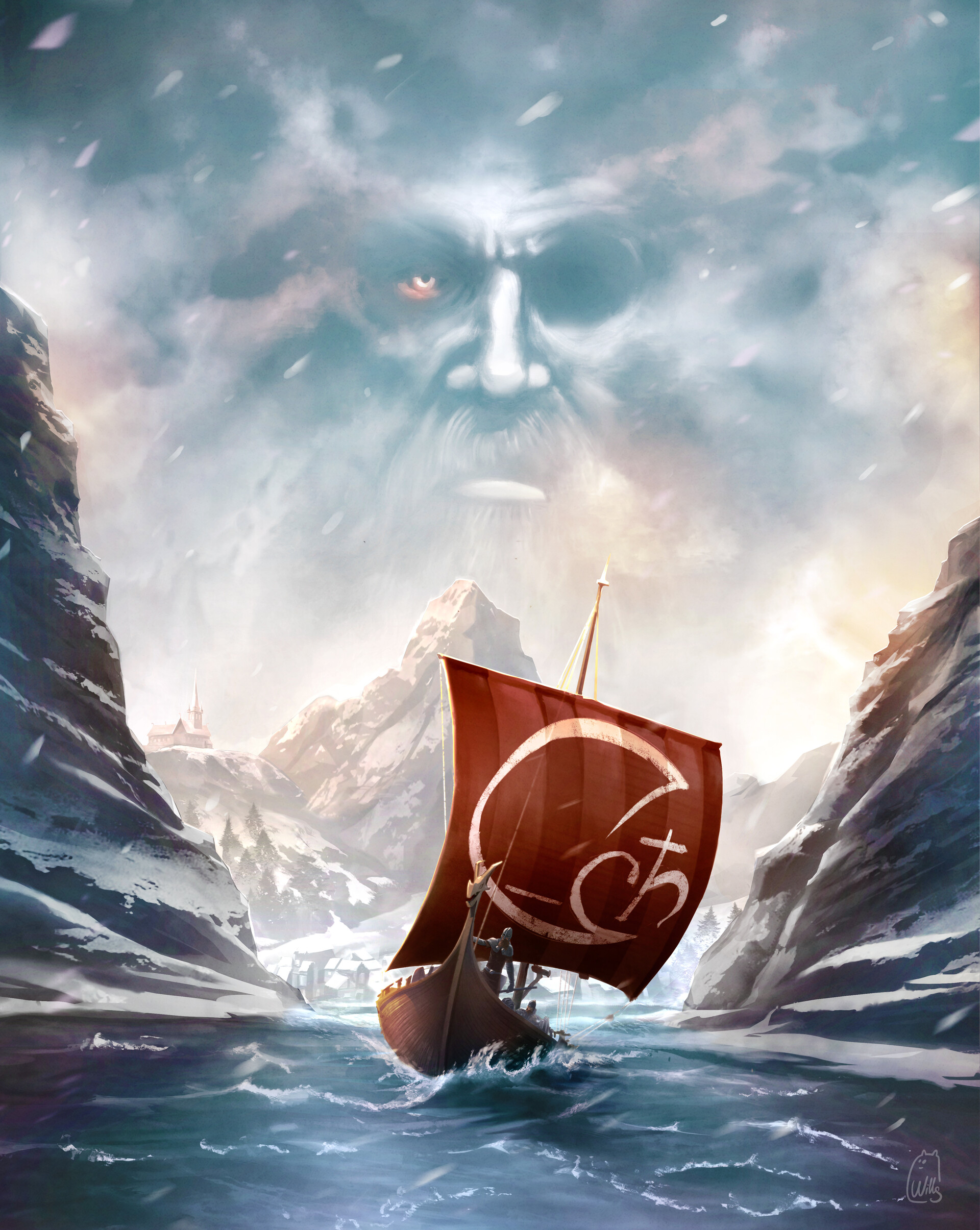 ArtStation - Drakkar viking