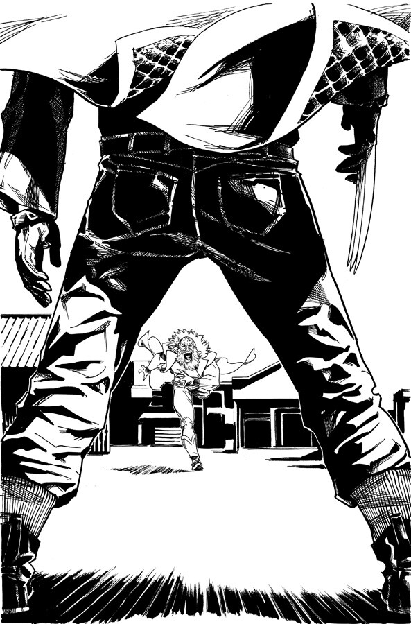 Original inked artwork for X-treme X-men issue 3