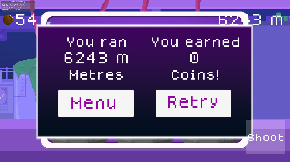 A high score page posted to our group run Discord server