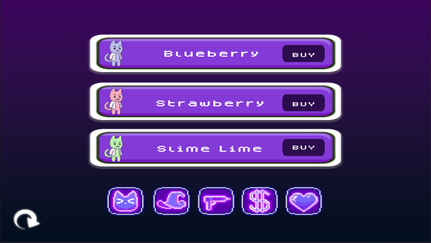 A screenshot of the store page
