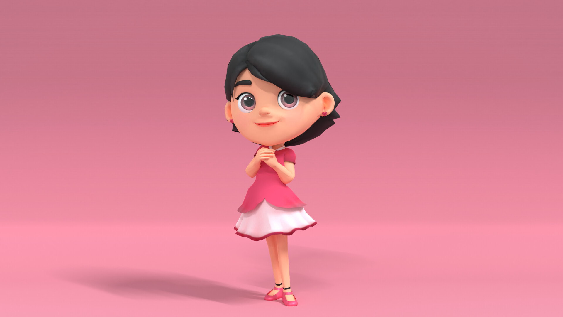ArtStation - Kid Cartoon Characters : Girl Character 1