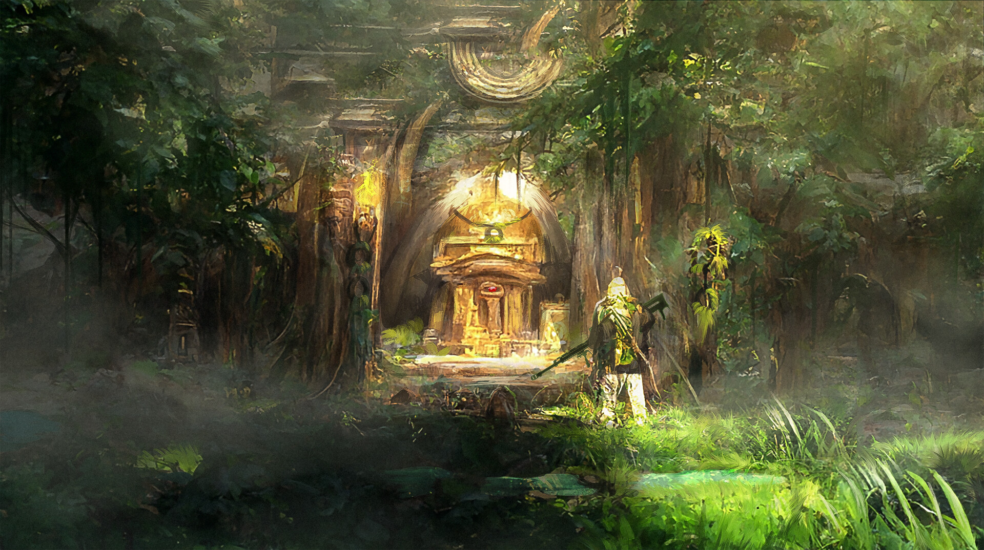 Artstation Jungle Temple Entrance