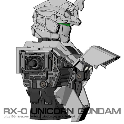 Artstation Gundam Unicorn Rx 0