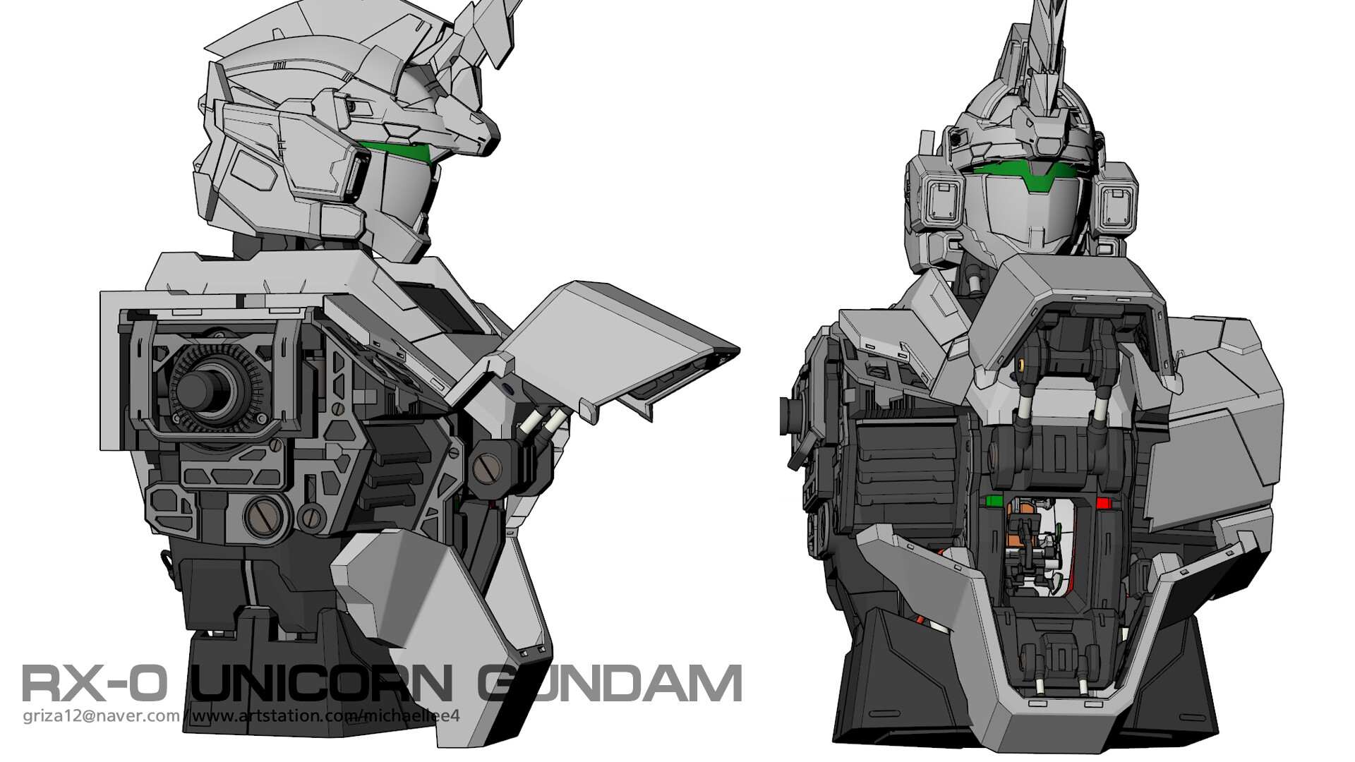 Artstation Rx 0 Unicorn Gundam