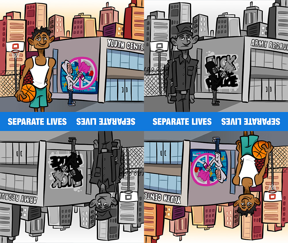 Separate Lives card