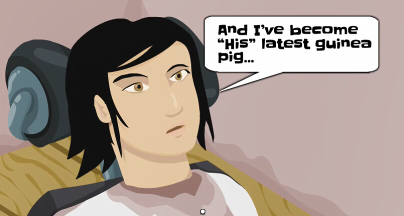 We decided to vary from the book and have the ability for the player to choose the main character's gender