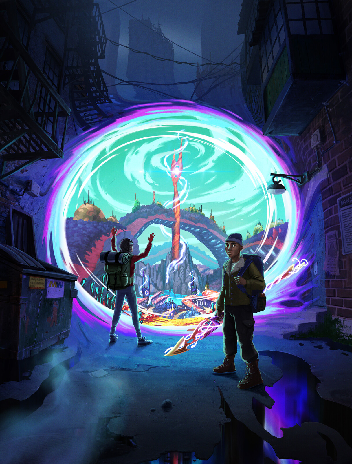 Traveling between worlds