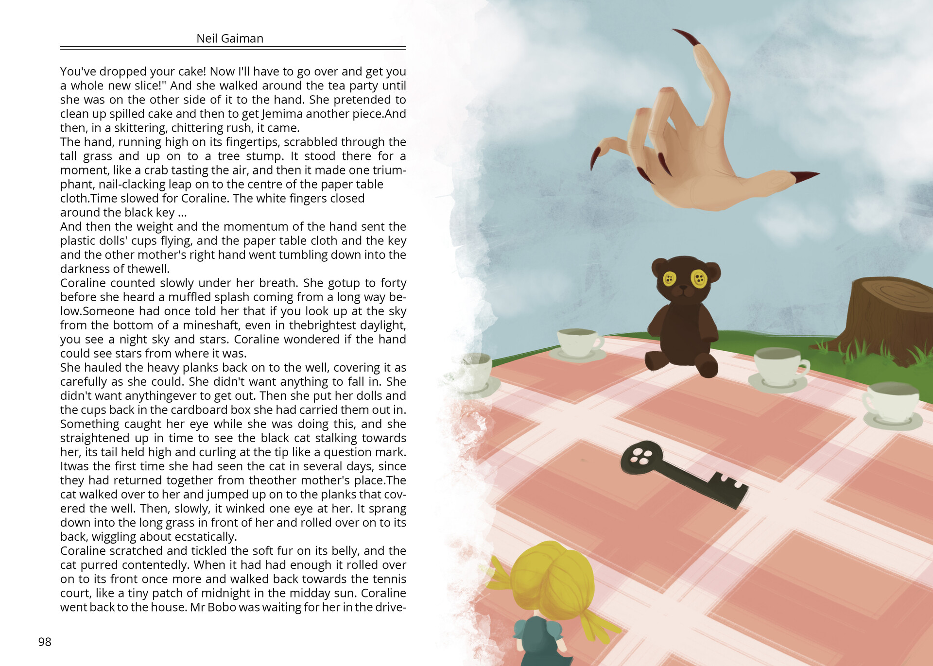 ArtStation - Neil Gaiman's Coraline book illustrations