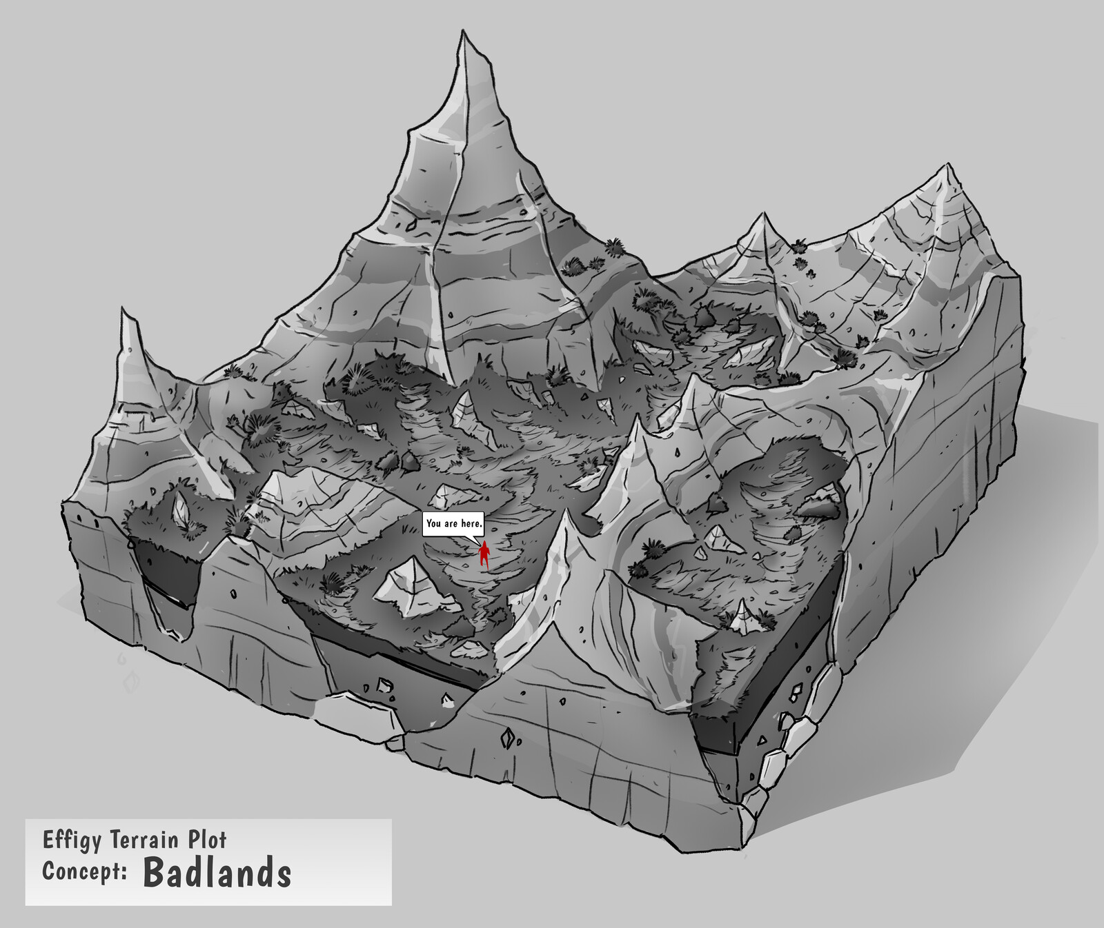 Environment Sketches - Unannounced Project