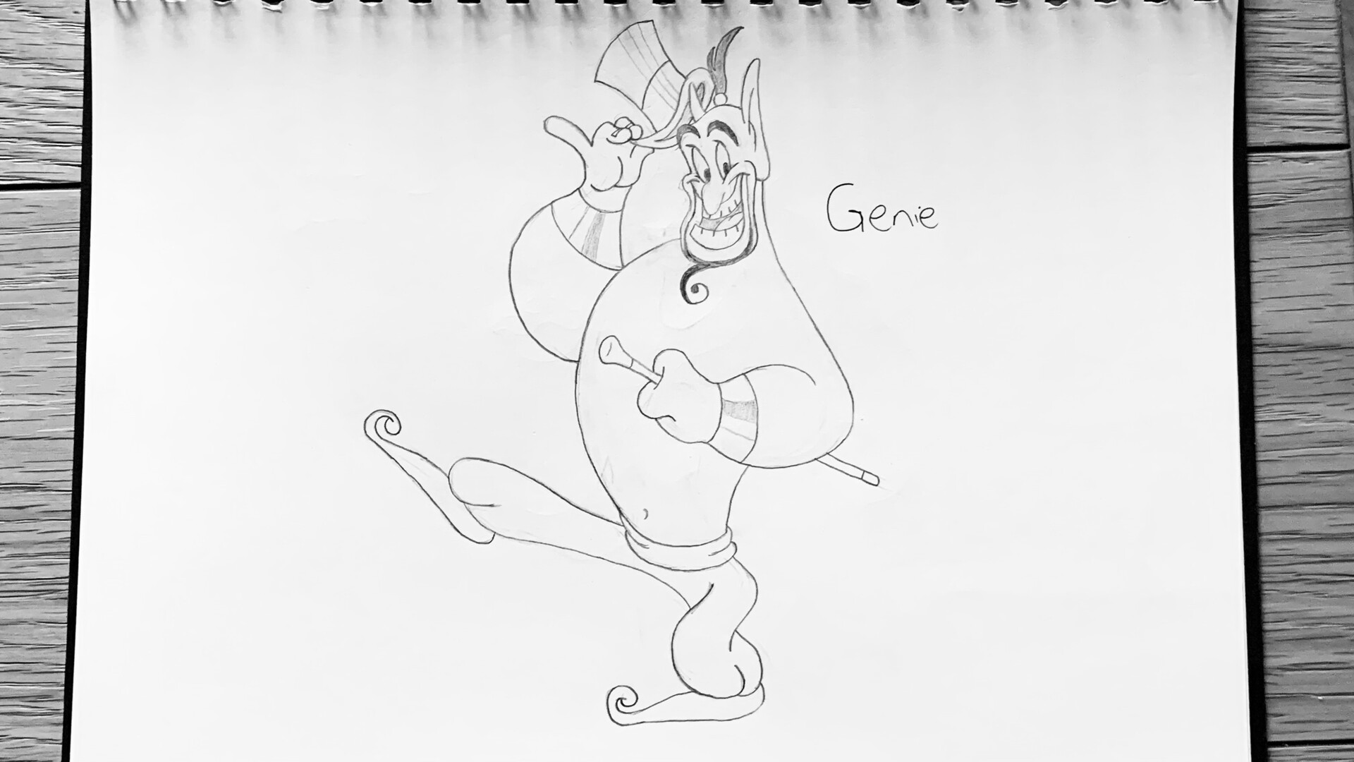 ArtStation - Genie - Disney Sketchbook on Disney+
