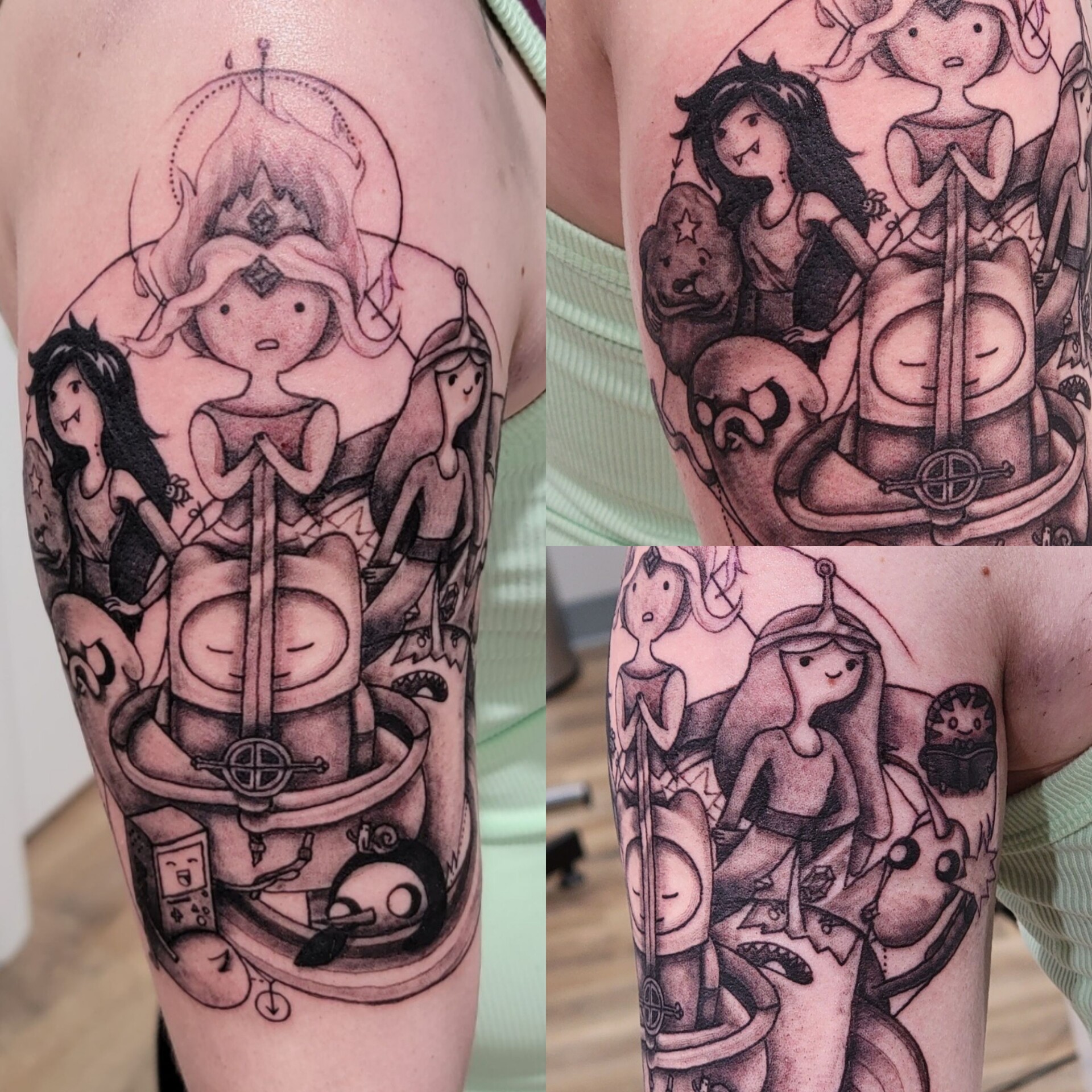 INK IT UP Traditional Tattoos Adventure time tattoo art