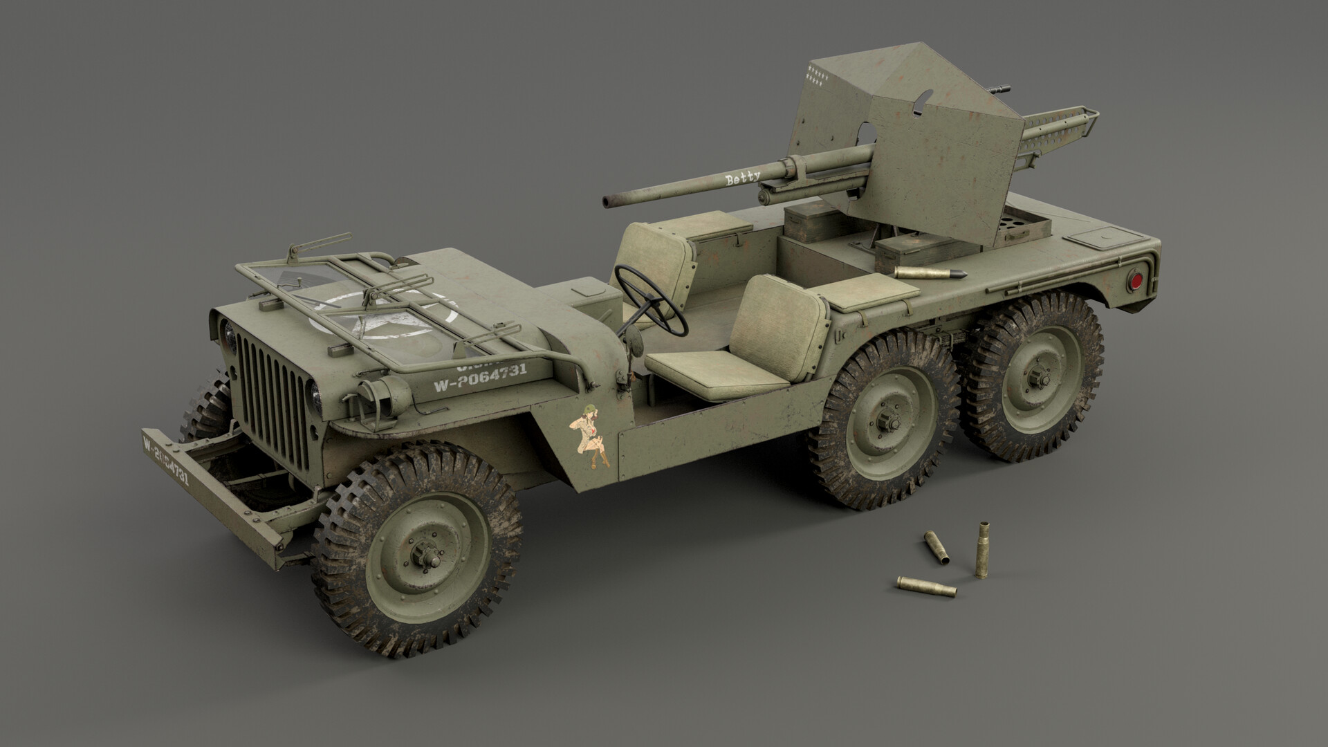 Jeep Willys 3d model