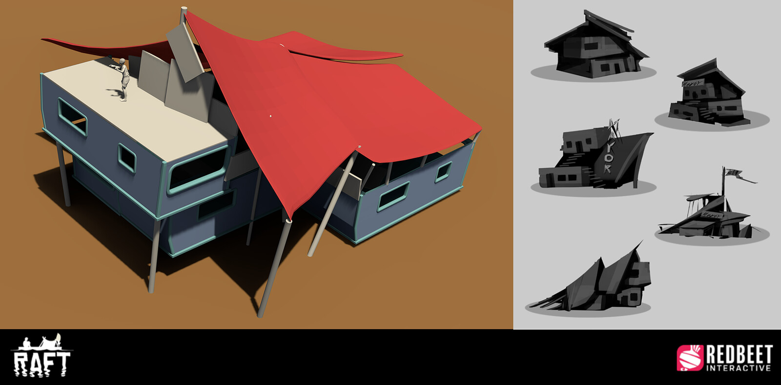 Sketches and blockout of the Mayor's Office