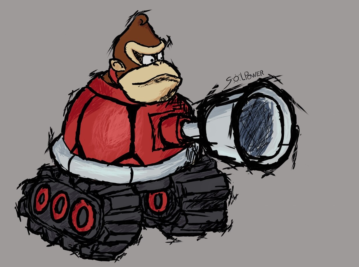 You never knew you needed Donkey Kong in a tank… until now!