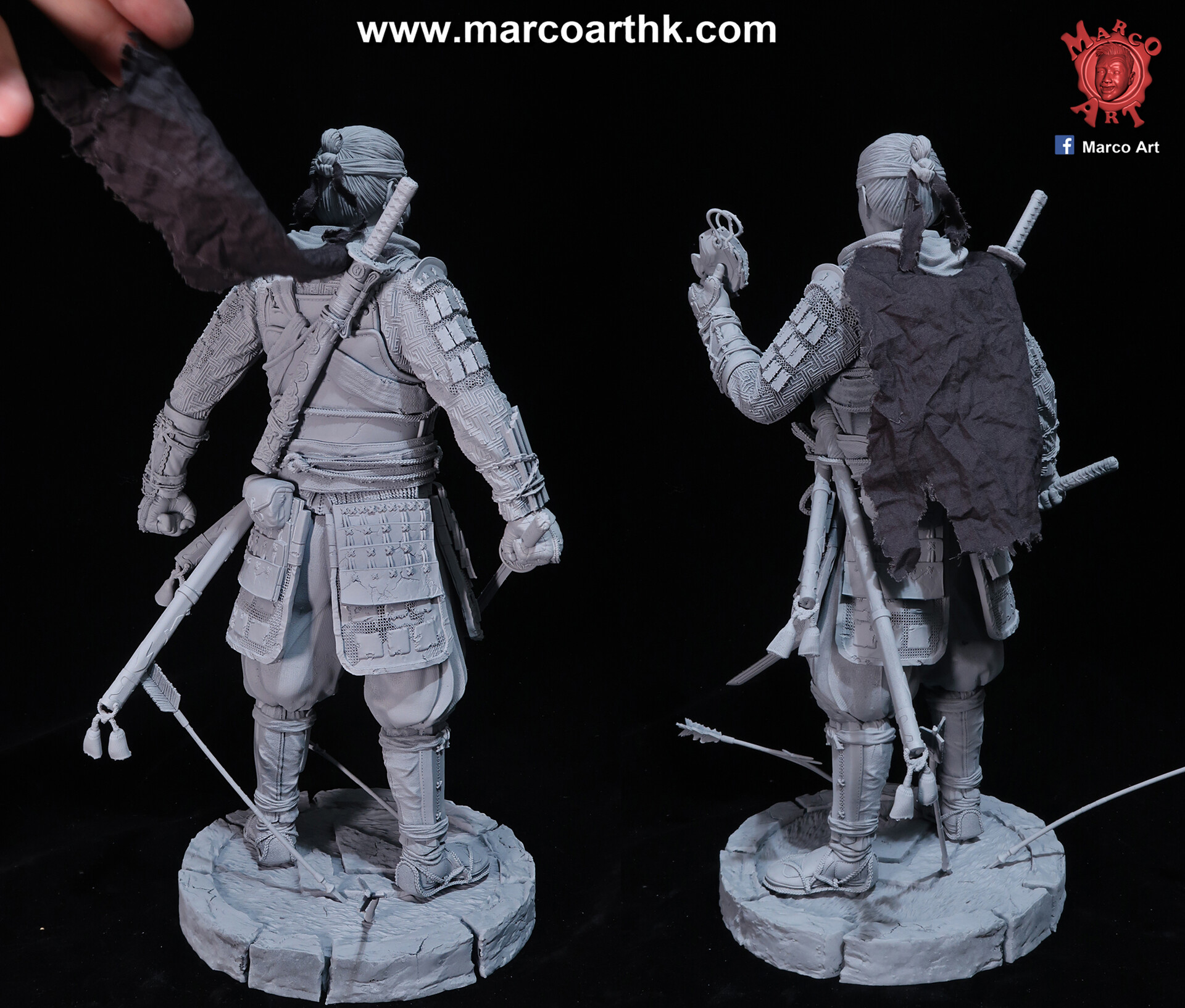 ghost of tsushima 3d print