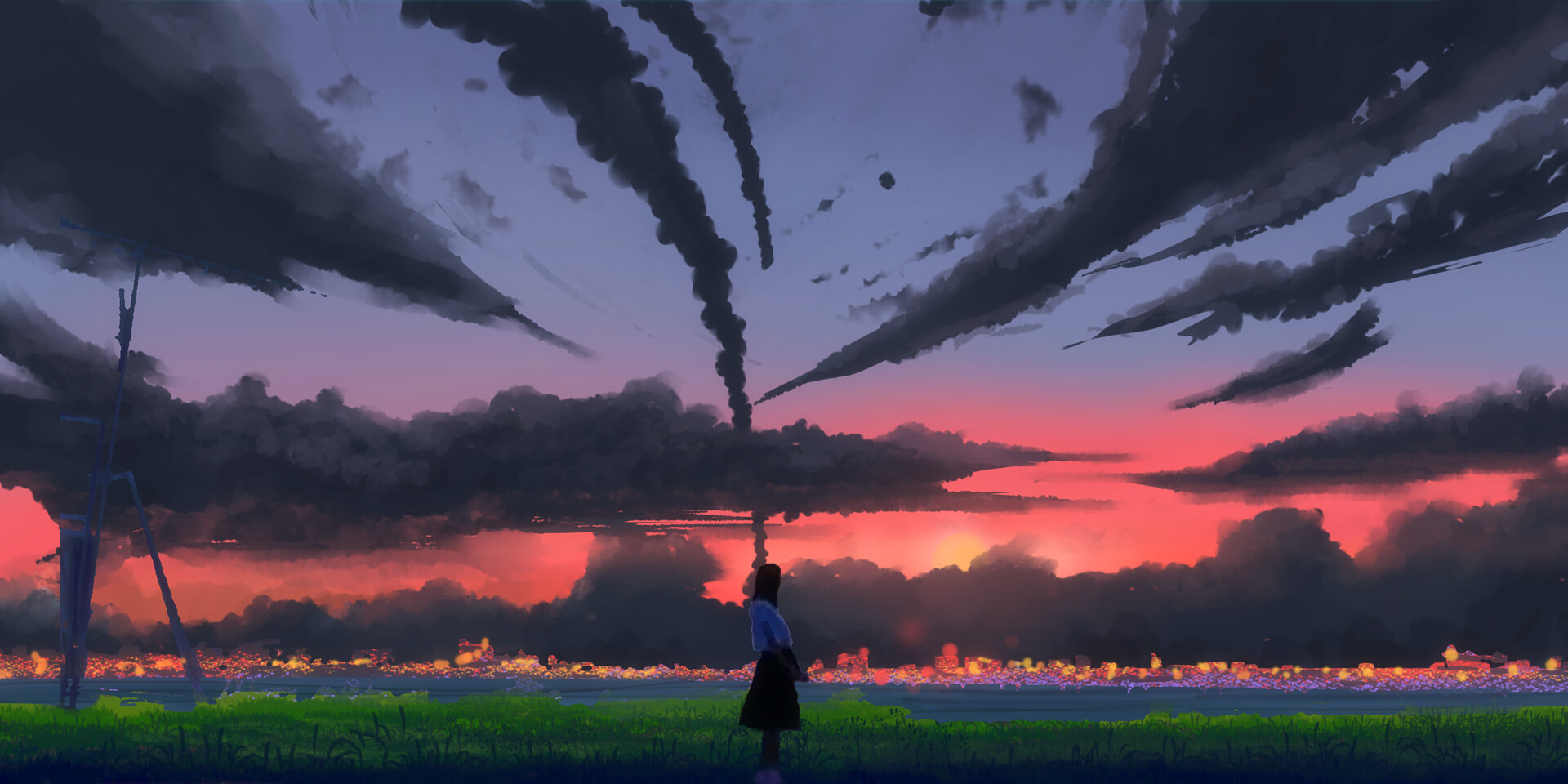 Page 2 | 11,000+ Beautiful Anime Sunsets Pictures