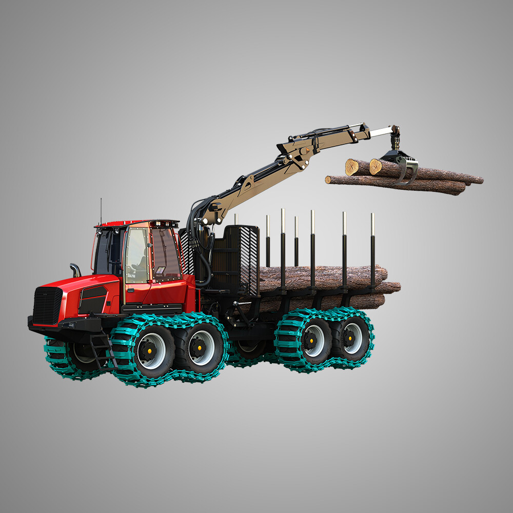 Komatsu 875 Forwarder