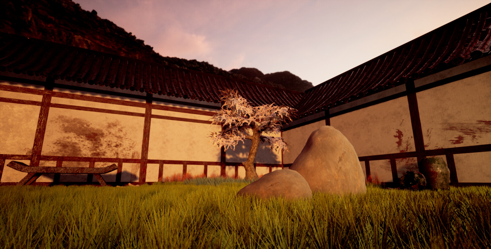 Final capture from the last scene! Golden hour is my favorite time of day so I really wanted to highlight it here.