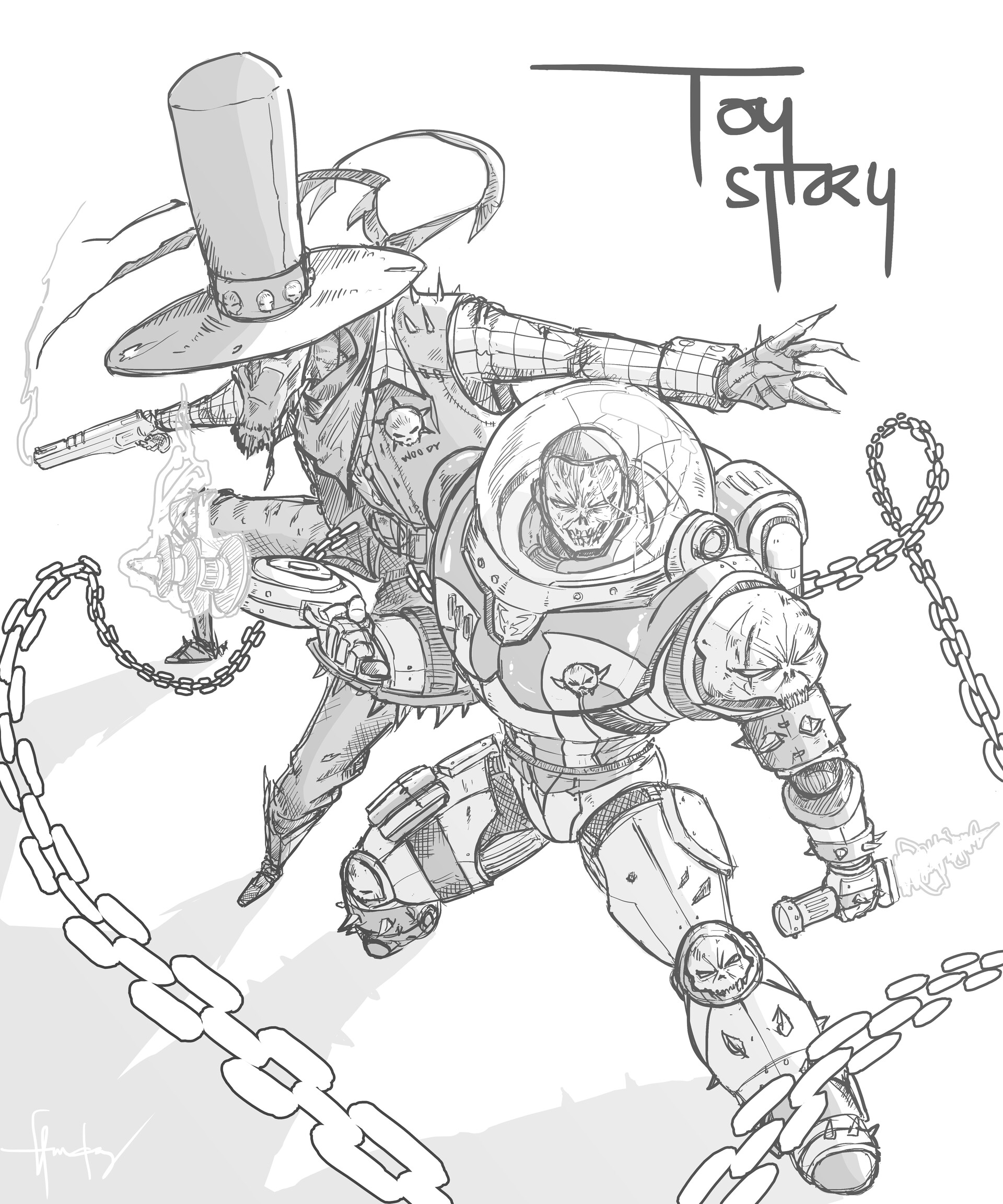 Artstation Toy Story X Spawn