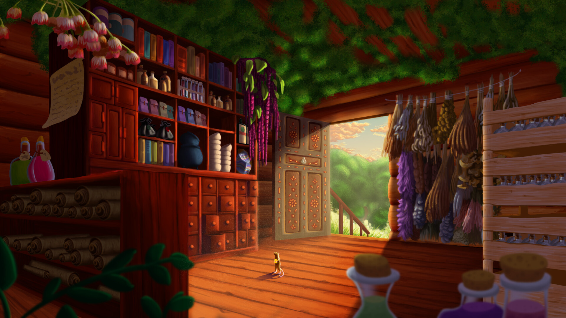 ArtStation Herbalist's shop