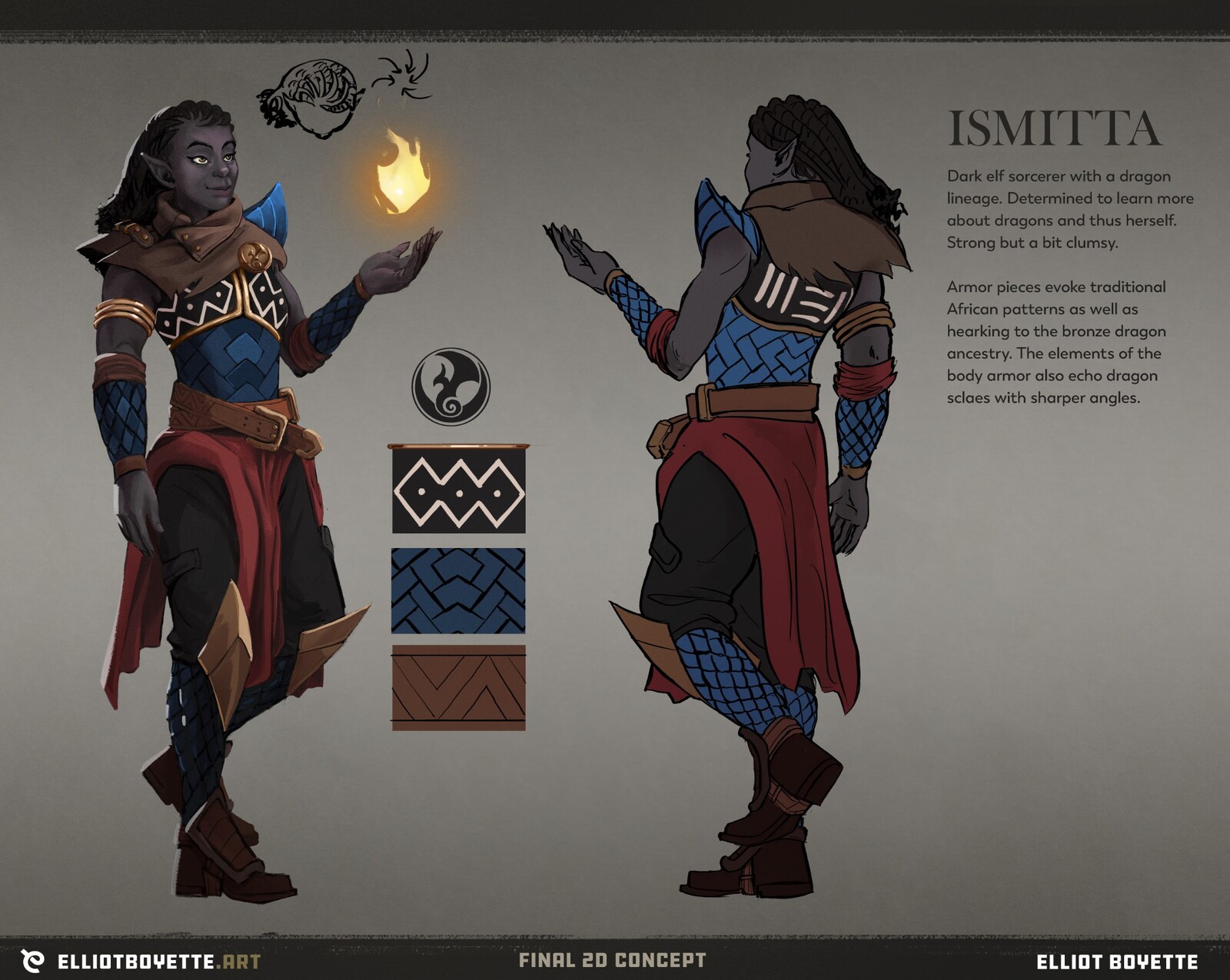 Ismitta the Dark Elf Sorcerer